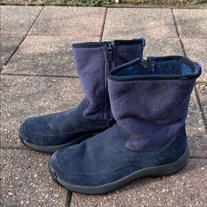 L.L. Bean Women's Navy Winter Boots